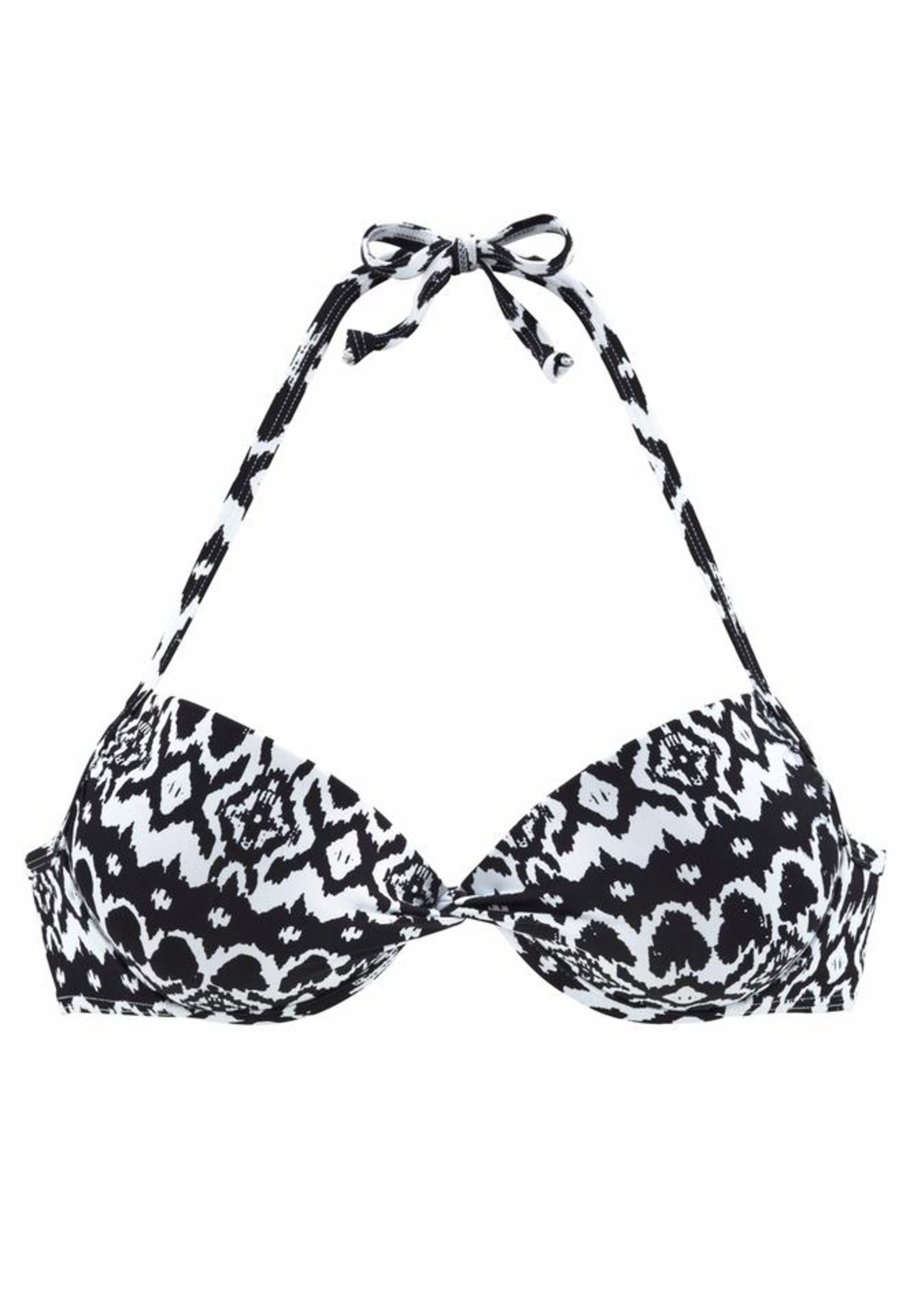 juoda LASCANA Pakeliantieji įdėklai į liemenėlę Bikinio viršutinė dalis: priekis