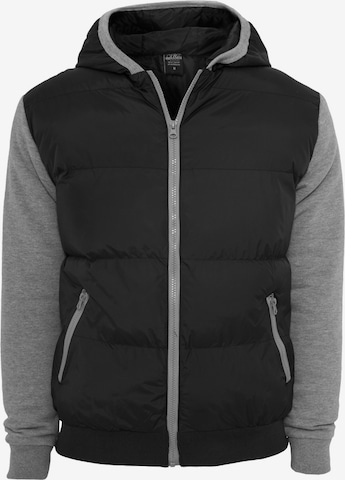 Urban Classics Between-Season Jacket in Black: front