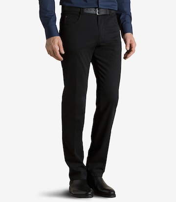 Meyer Hosen Regular Chino Pants 'Diego' in Black: front