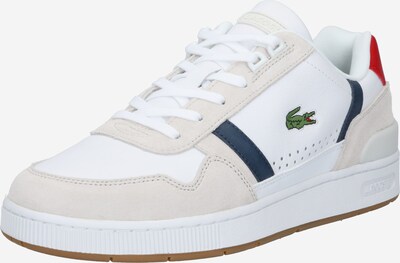 LACOSTE Sneakers in Cream / Navy / Red / White, Item view