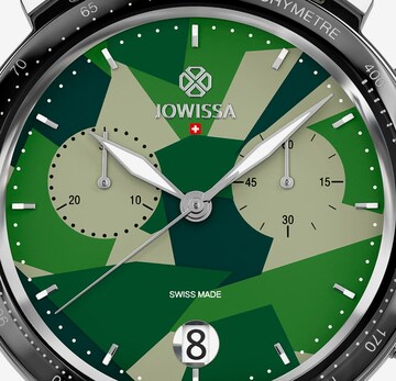 JOWISSA Analog Watch 'LeWy 15' Swiss Men' in Green