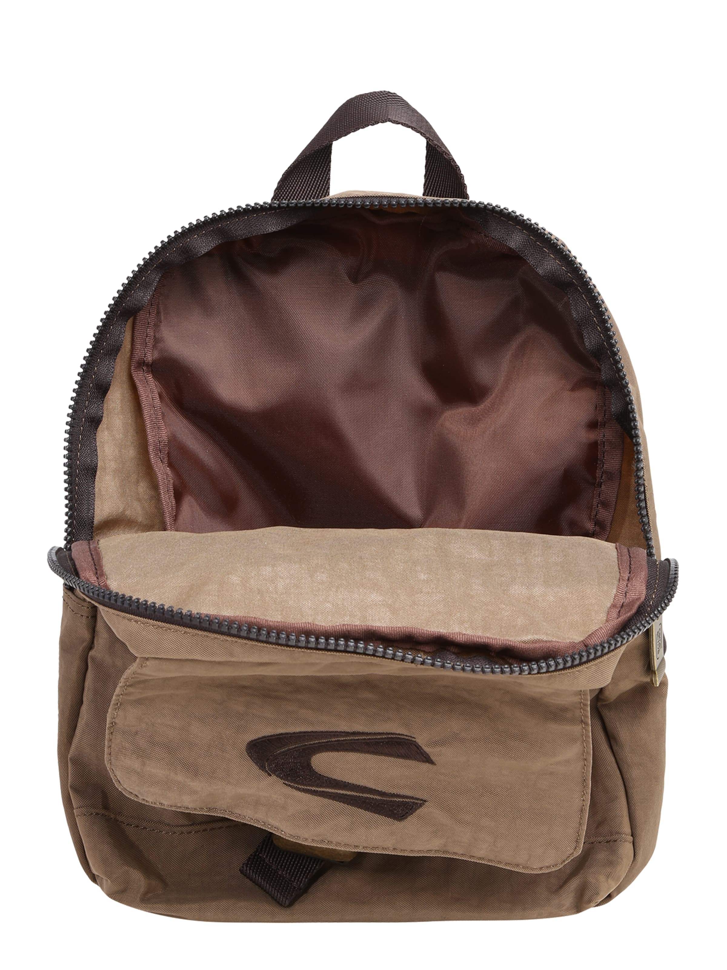 CAMEL ACTIVE Rugzak 'Journey' in Beige: bovenkant