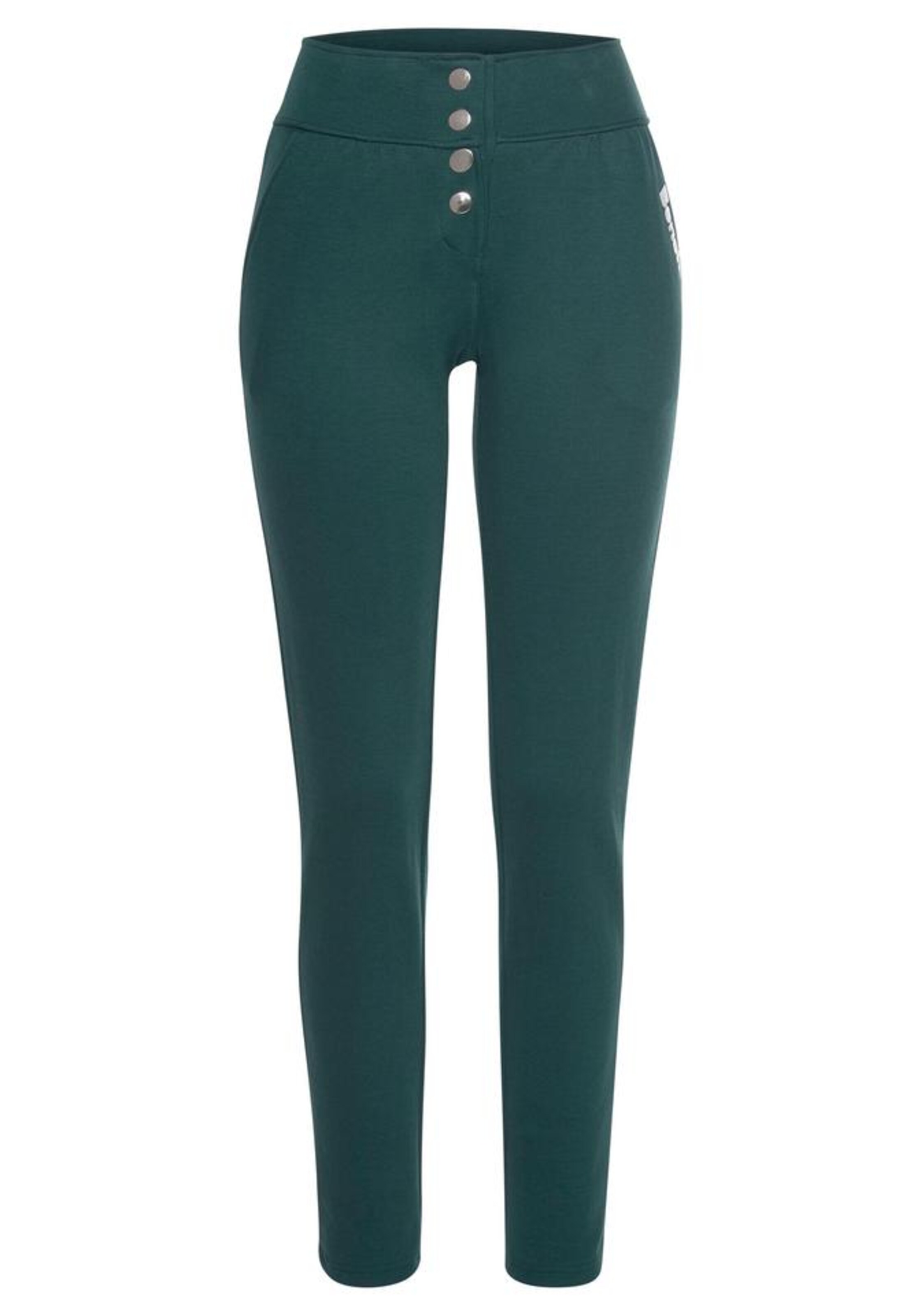 BENCH Pidžaamapüksid, värv roheline: eest vaates