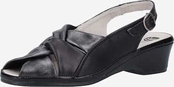 Bama Sandals in Black: front