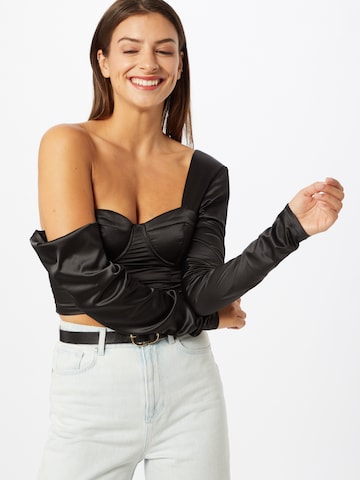 OW Collection Regular Blouse 'Olivia' in Black: front