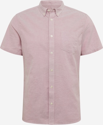 Coupe slim Chemise BURTON MENSWEAR LONDON en rose : devant