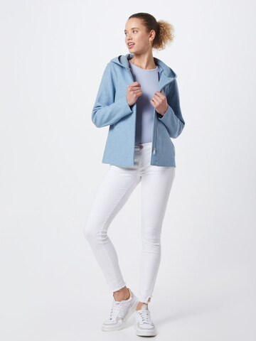 ONLY Prehodna jakna 'ONLSIRI BONDED HOOD JACKET' | modra barva