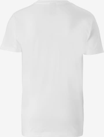 LOGOSHIRT Shirt 'SUPERMAN KRYPTONITE' in Weiß