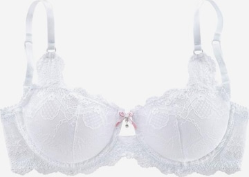 LASCANA T-shirt Bra in White: front