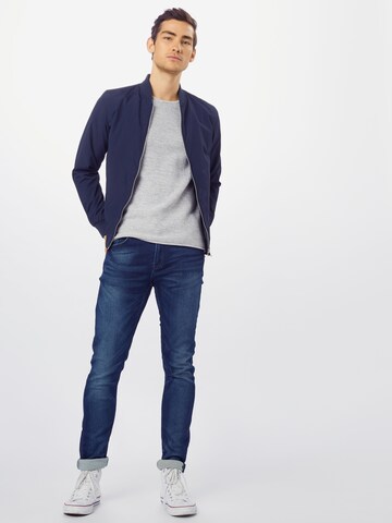 INDICODE JEANS - Pullover 'Christian' em cinzento