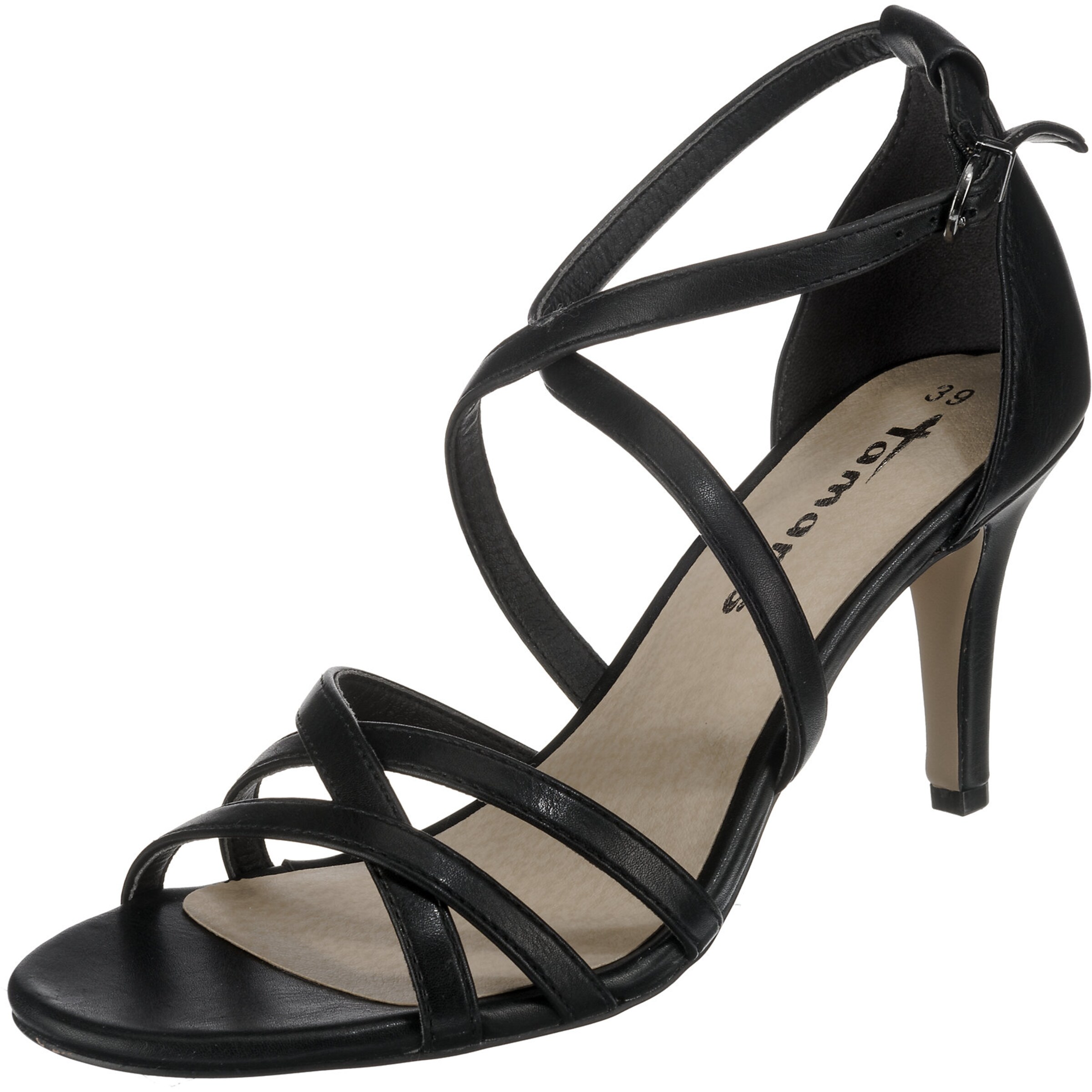 TAMARIS - Sandalen met riem in de kleur Zwart