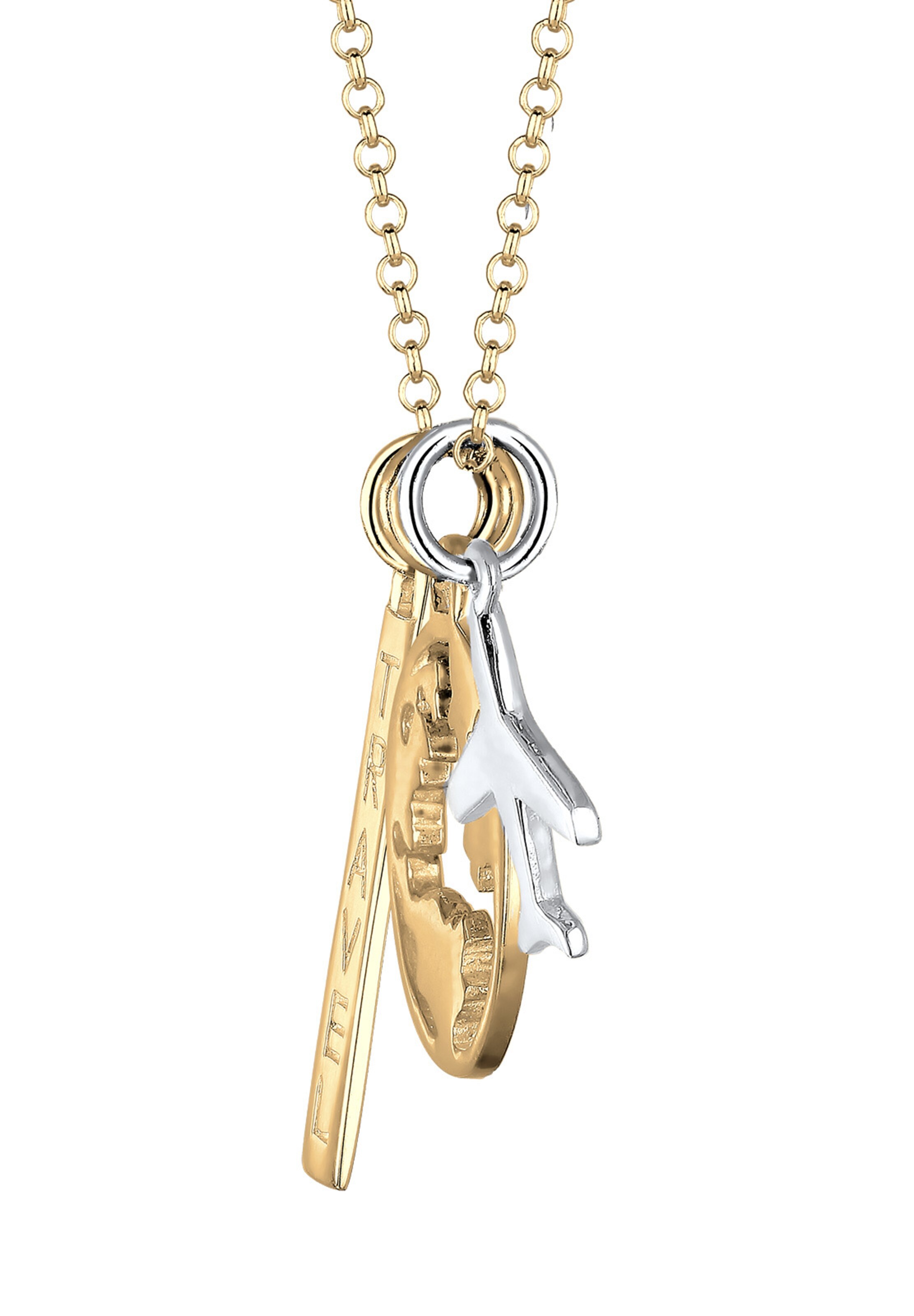 ELLI Halskette 'Multipendants' in Gold