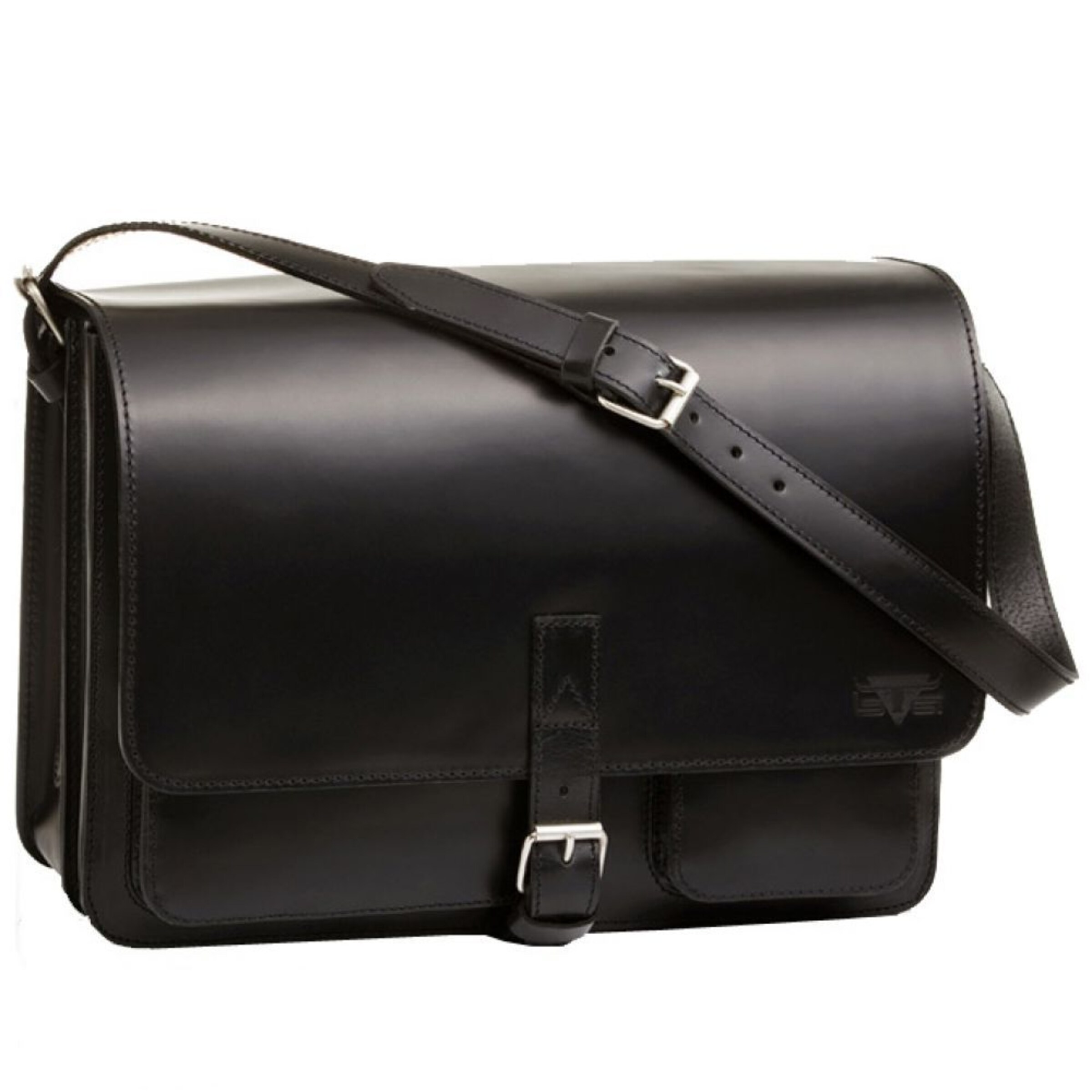 MIKA Document Bag in Black: front