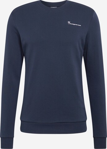 KnowledgeCotton Apparel Sweatshirt (GOTS) in Blau: predná strana