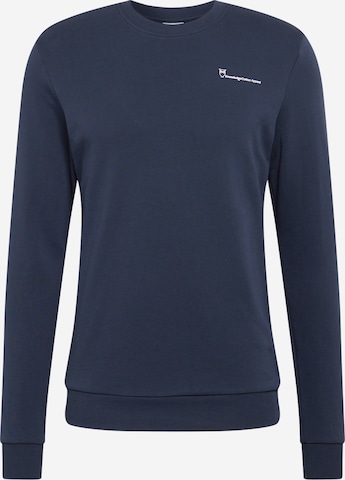 KnowledgeCotton Apparel Sweatshirt in Blue: front