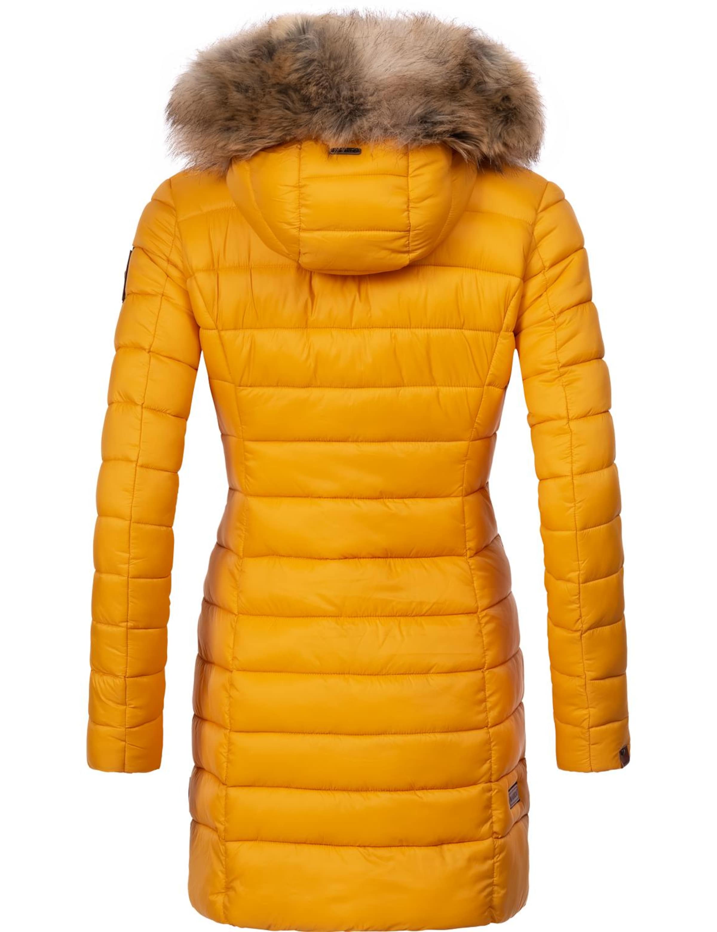 MARIKOO Mantel 'Rose' in Gelb