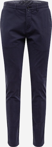Marc O'Polo Slimfit Chino 'Malmö' in Blauw: voorkant