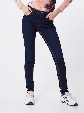 QS - Skinny Vaquero en azul: frente