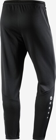 JAKO Tapered Workout Pants in Black