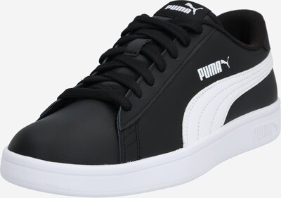 PUMA Låg sneaker 'smash' i svart / vit, Produktvy