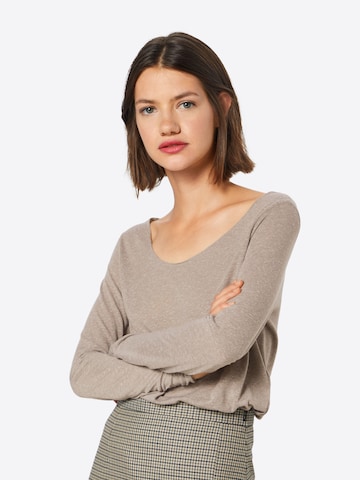 T-shirt 'Lua' VERO MODA en gris : devant