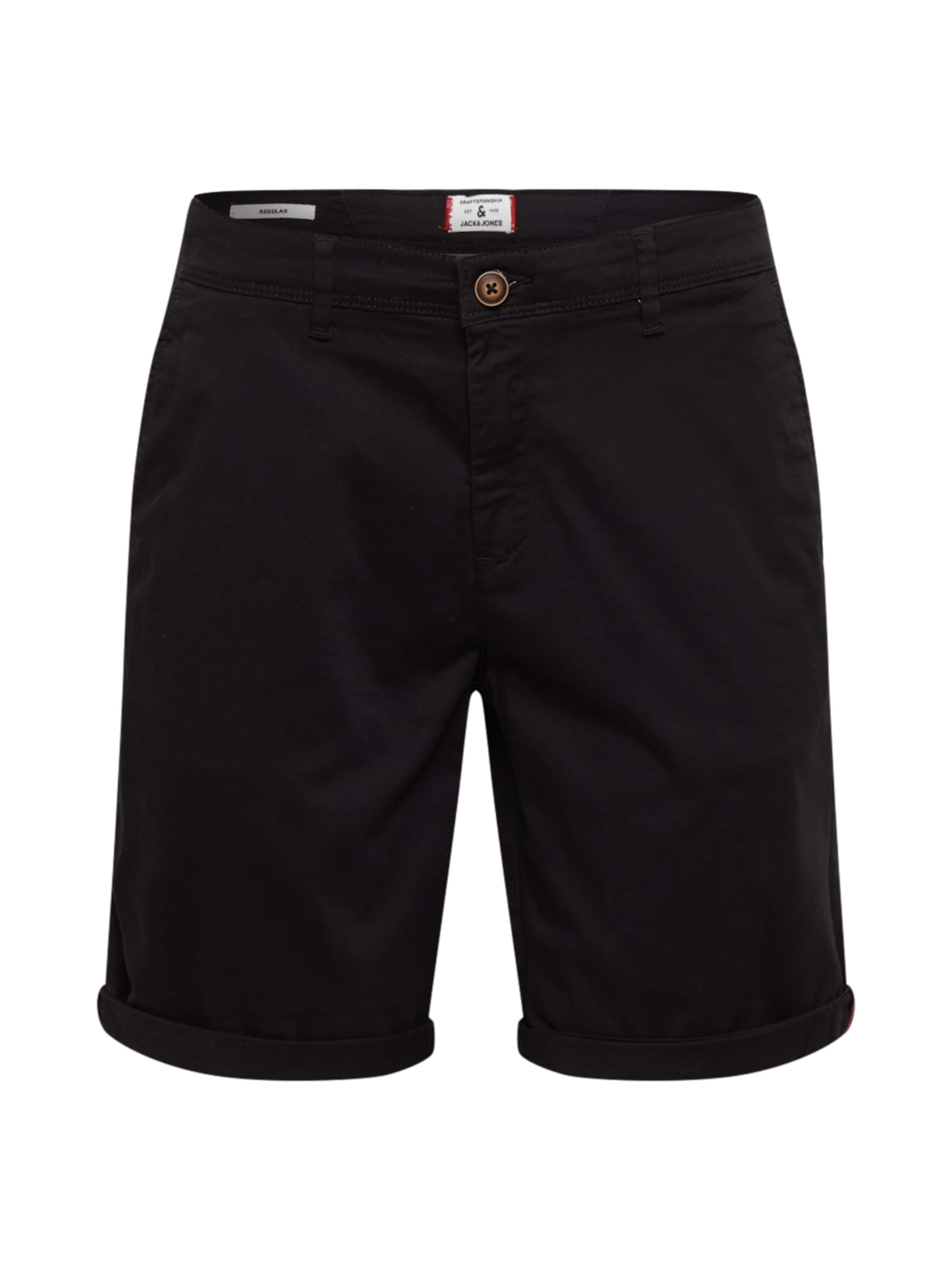 JACK & JONES Regular Chino Pants 'Bowie' in Black: front