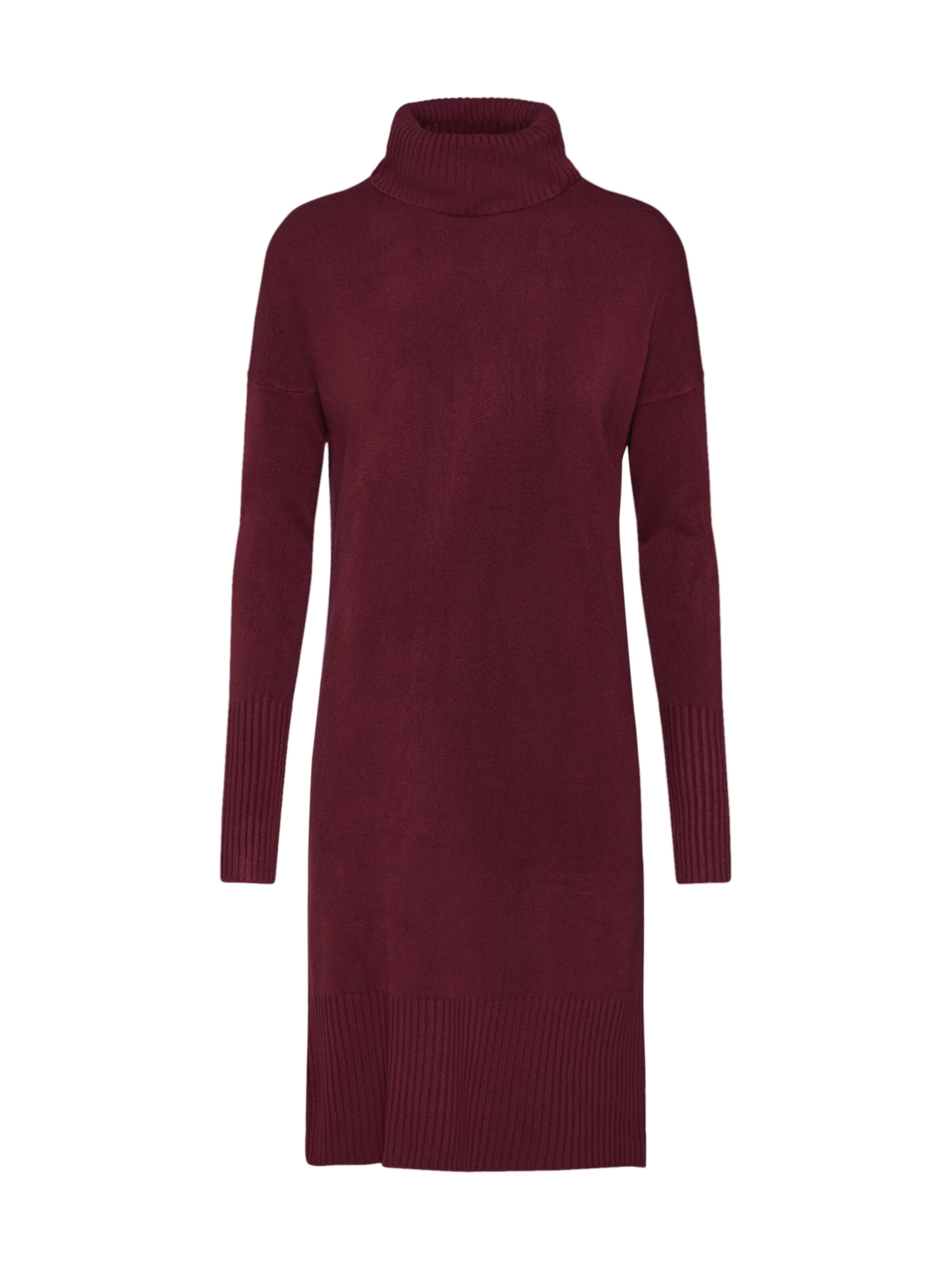 ONLY - Gebreide jurk 'JESSIE' in de kleur Wijnrood