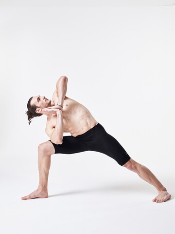NIKE Skinny Sportovní kalhoty – černá
