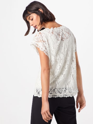 Cream - Blusa 'Vivi' em branco: atrás