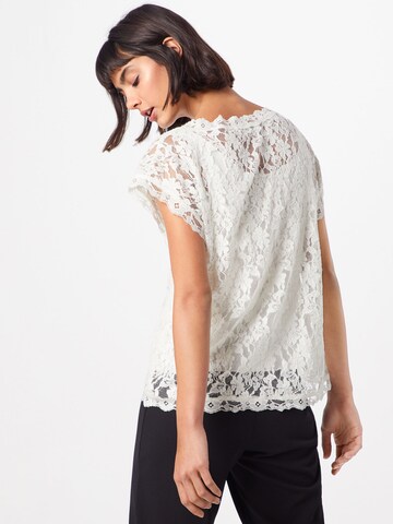 Cream Blouse 'Vivi' in White: back