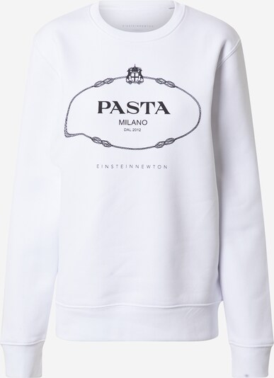 EINSTEIN & NEWTON Sweat-shirt 'Pasta Sweatshirt Klara Geist' en noir / blanc, Vue avec produit