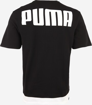 PUMA Sportshirt 'Rebel' in Schwarz: zadná strana