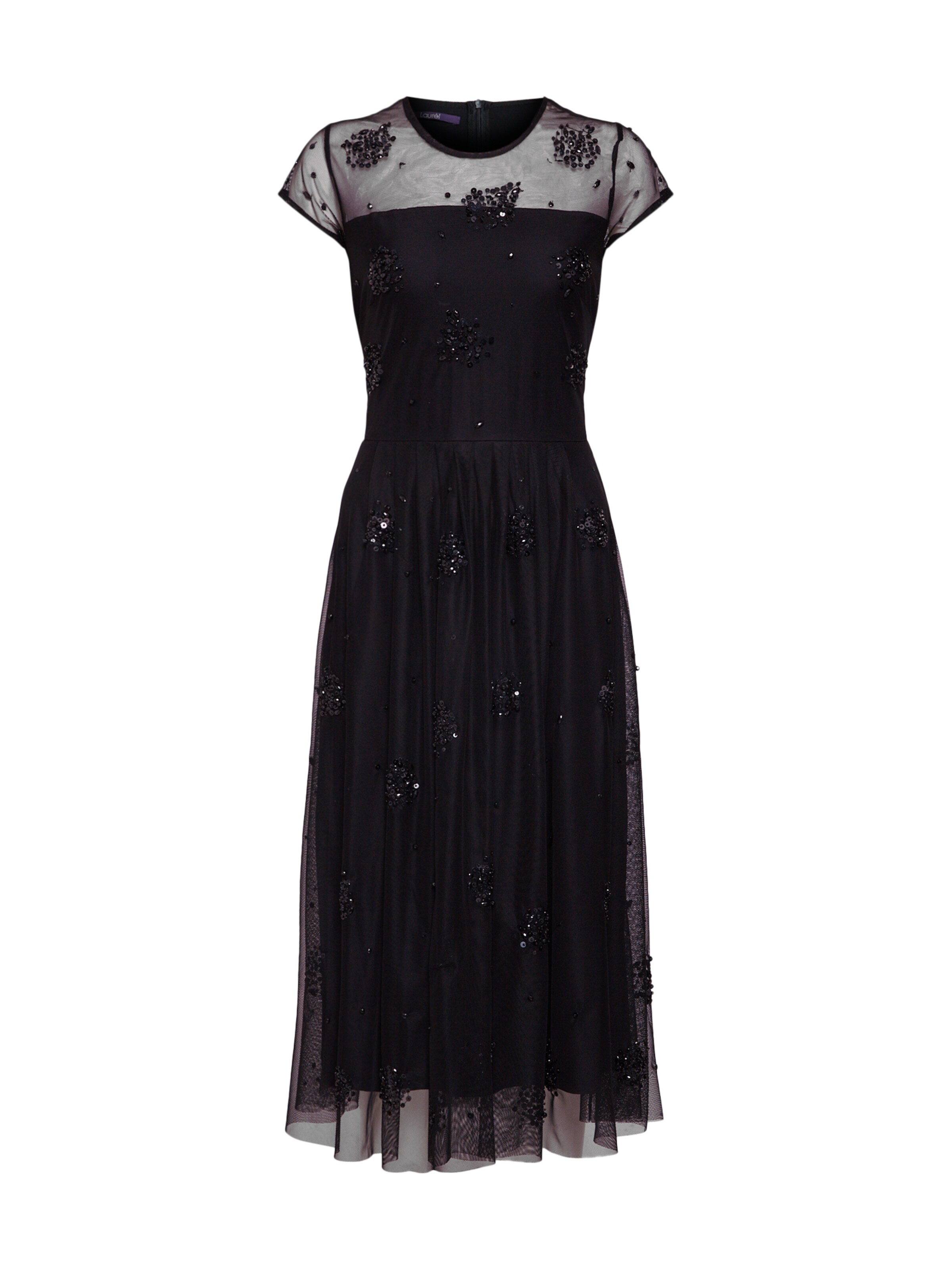 LAUREL - Avondjurk '11027' in de kleur Zwart