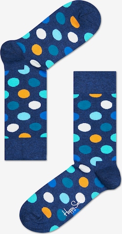 Happy Socks Socken 'Big Dot' in Blau: predná strana