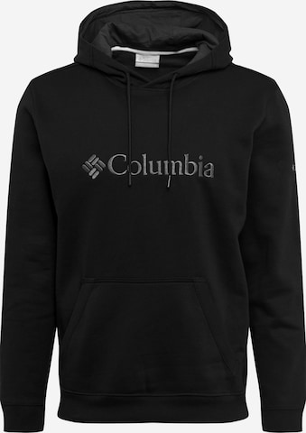 COLUMBIA Sportovní mikina – černá: přední strana