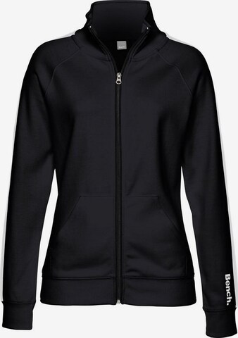 BENCH Sweatjacke in Schwarz: predná strana