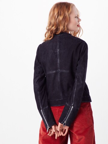 Maze Lederjacke 'Hamill' in Schwarz: Rückseite