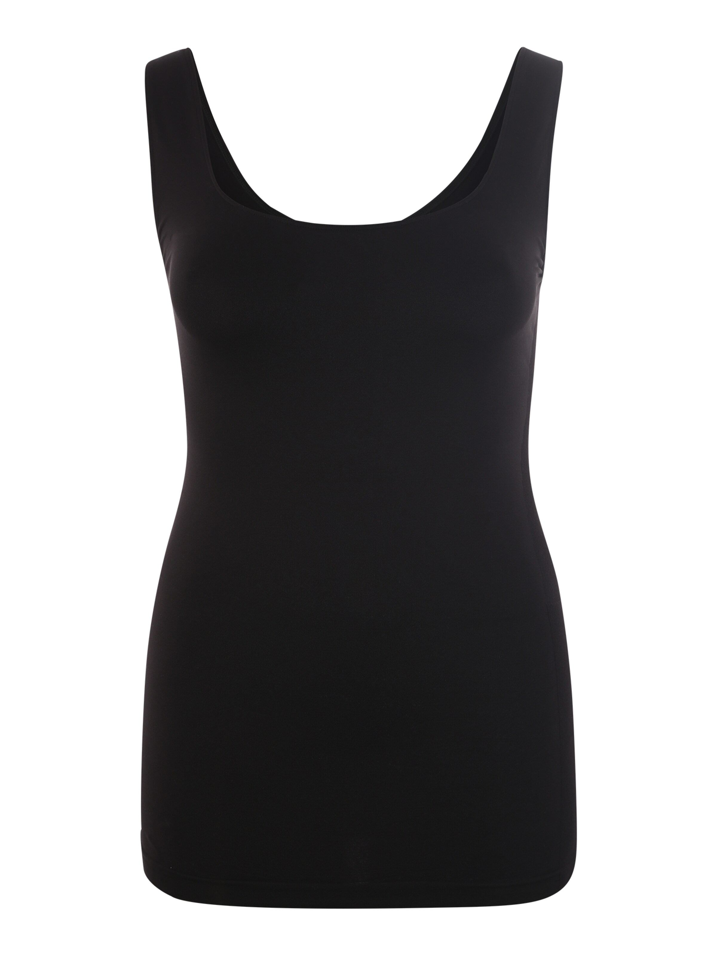 Junarose - Top 'JRSIA SEAMLESS TANK TOP - S' in de kleur Zwart