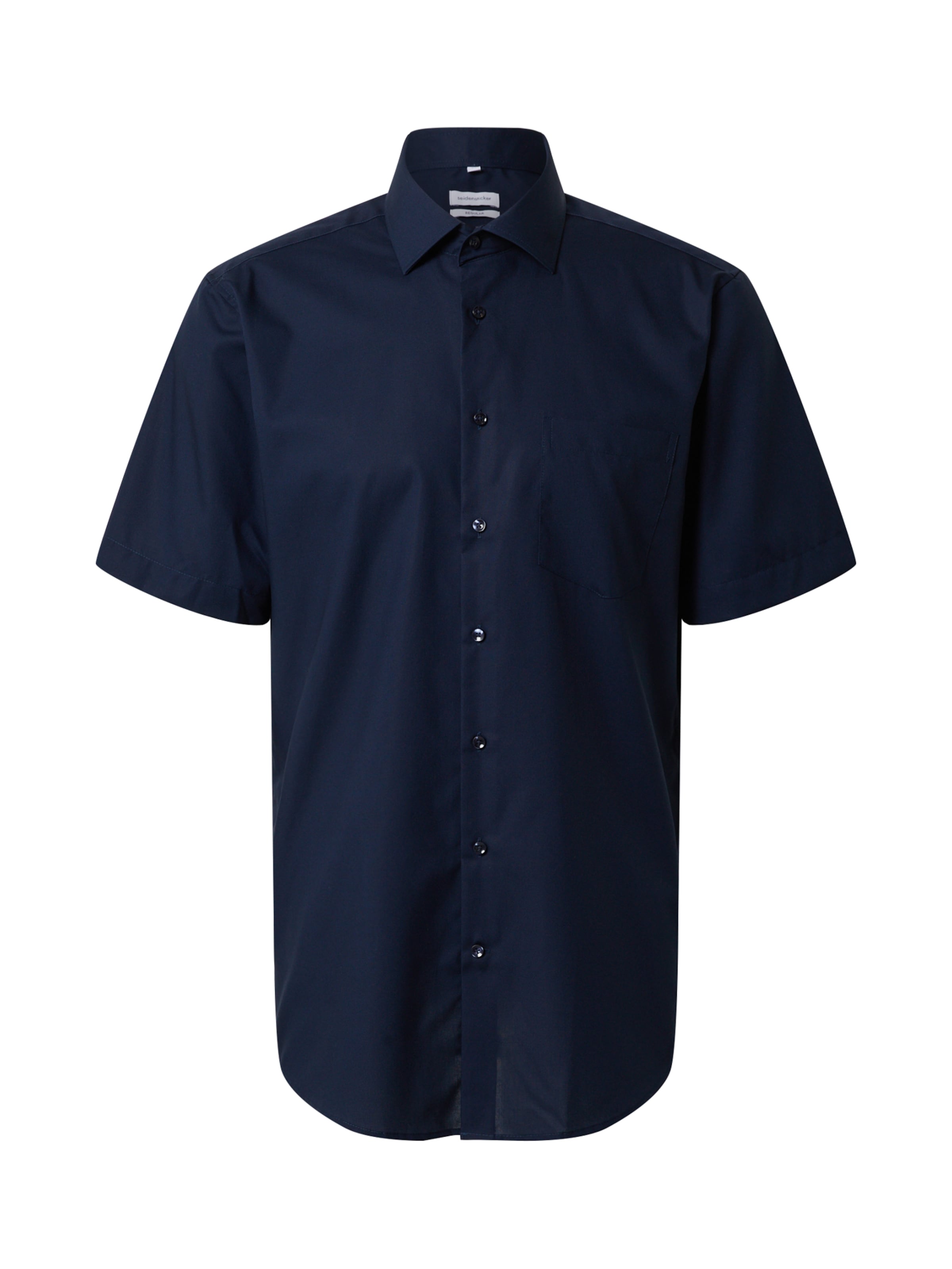 SEIDENSTICKER Regular fit Button Up Shirt in Blue: front
