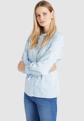 khujo Bluse 'Ramya' in Blau: predná strana