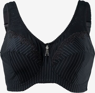 Invisible Soutien-gorge Ulla Popken en noir : devant