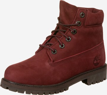 TIMBERLAND Stiefelette '6 Inch Premium WP' in Rot: front