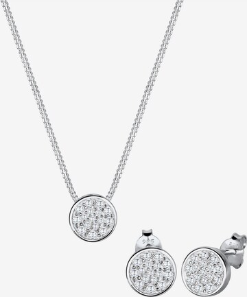 ELLI Jewelry Set in Silver: front