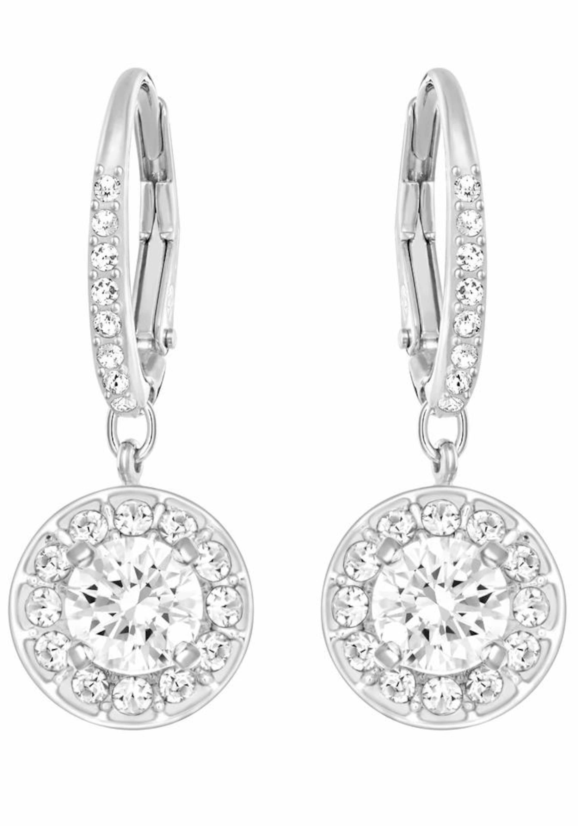 Swarovski Earrings 'Una' in Silver: front