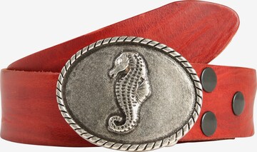 RETTUNGSRING by showroom 019° Belt 'Masterlux' in Red: front