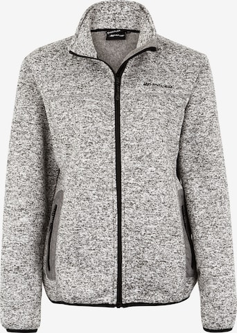 Whistler Athletic Fleece Jacket 'Lagi' in Grey: front