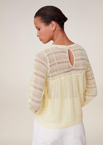 MANGO Pullover 'Marie' in Gelb