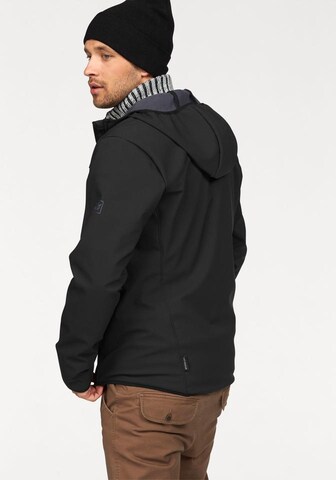 JACK WOLFSKIN Softshelljacke 'Northern Point' in Schwarz