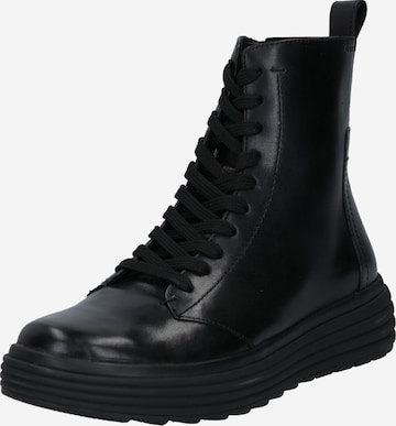 GEOX Lace-Up Ankle Boots 'Phaolae' in Black: front