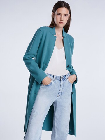 SET Płaszcz przejściowy w kolorze niebieski: przód